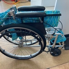 日進医療器　軽量　自走用　車椅子　　リサイクルショップ宮崎屋　佐土原店　24.4.28Fの画像