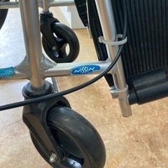 日進医療器　軽量　自走用　車椅子　　リサイクルショップ宮崎屋　佐土原店　24.4.28Fの画像