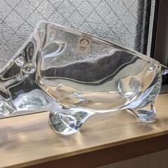 ササキクリスタル　ガラスの小物入れの画像