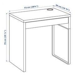 【美品】IKEA_ミッケ_デスクの画像