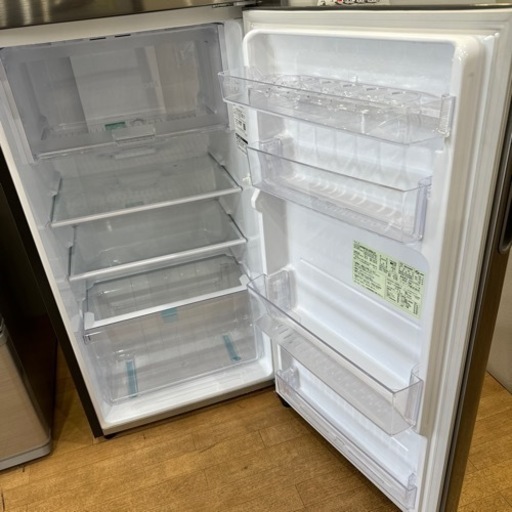 【1】SHARP 2022年製 225L 2ドア 冷蔵庫 SJ-D23J-S 0428-23