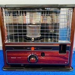 National（ナショナル）石油 ストーブ OS-222A 箱 ケース 付き 木目調 レトロ インテリア の画像