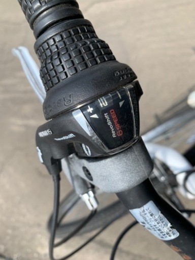 自転車　
コルベット クロスバイク 白