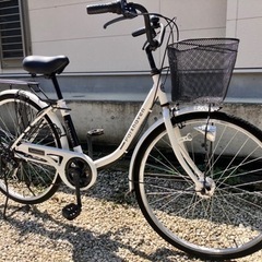 565、ママチャリ26インチ白