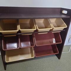 家具 収納家具 キッズ　片付けカラーボックスの画像