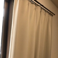 カーテン【幅95cm 丈210cm,2枚】アイボリー 満天カーテ...