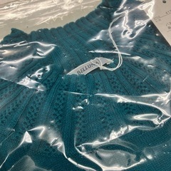 K2404-884 BELLUNA ニット ターコイズ ３L  未使用品の画像