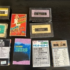 昭和カセットテープ２３本の画像