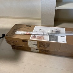 ニトリNポルダ　ワイヤーシェルフ×2　