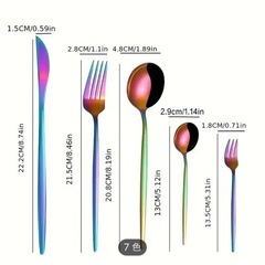 新品　ステンレスカトラリーセット　30本の画像