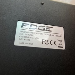 EDGE 201 メカニカルゲーミングキーボード パソコン 周辺機器の画像