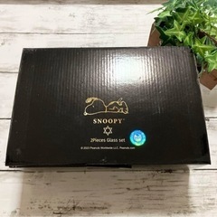 【ラスト1点】スヌーピー　ペアグラス