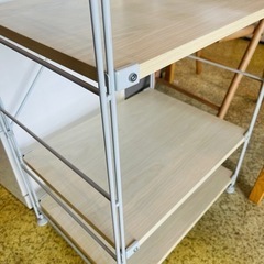 《売約済》【池上店】 無印　MUJI 無印良品　ユニットシェルフ　オープンシェルフ　棚　ラック　高さ調整　ステンレス　🚚運搬無料エリア有 / 大田区 リサイクルショップ 🪜Lumberroom - ランバールーム - 池上店 / 池上駅 大森駅 蒲田駅 最寄り🪜  の画像