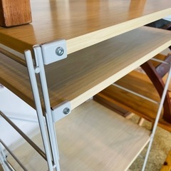 《売約済》【池上店】 無印　MUJI 無印良品　ユニットシェルフ　オープンシェルフ　棚　ラック　高さ調整　ステンレス　🚚運搬無料エリア有 / 大田区 リサイクルショップ 🪜Lumberroom - ランバールーム - 池上店 / 池上駅 大森駅 蒲田駅 最寄り🪜  の画像