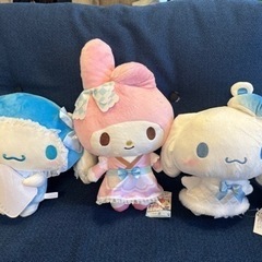 新品　シナモロール　マイメロ　ぬいぐるみ