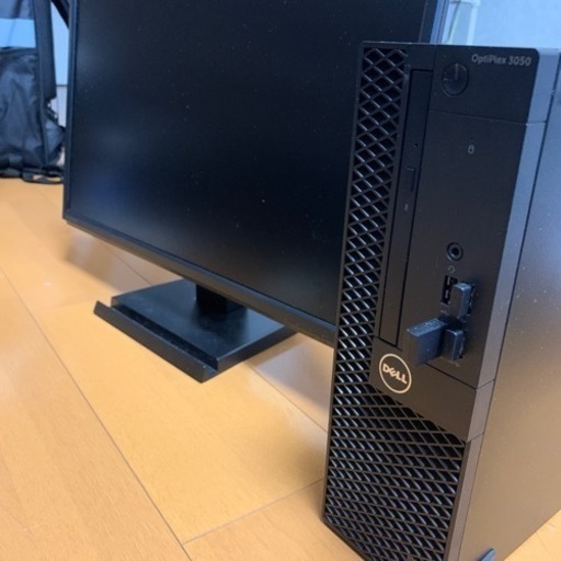 【4月末まで】パソコン&モニターセット　キーボード・マウス・ウェブカメラ付き