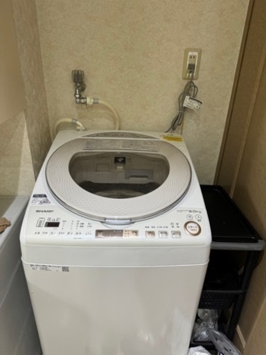 大型洗濯乾燥機 2018年製乾燥機能付サイクロン洗浄!!プラズマクラスター搭載!!洗濯乾燥機