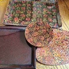 津軽塗箸・お盆の画像