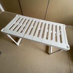 押入収納　伸縮　ラックの画像