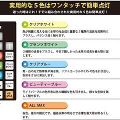ZENSUI ゼンスイ　600　LEDライト　照明　マルチカラー　金魚　メダカ　熱帯魚の画像