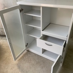 レンジボード レンジ台 家具 収納家具 食器棚 キッチン収の画像