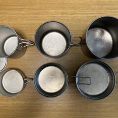 キャンプシーズンに！snow peak スノーピーク チタン用品セットの画像