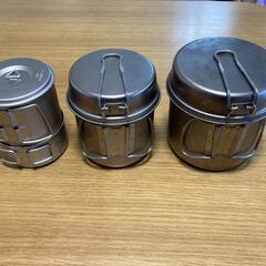 キャンプシーズンに！snow peak スノーピーク チタン用品セットの画像