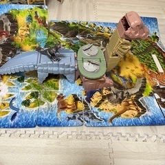 【シルバーティラノ付き】アニア　合体!恐竜探検島の画像