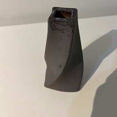 花瓶　一輪挿し　黒　汚れあり