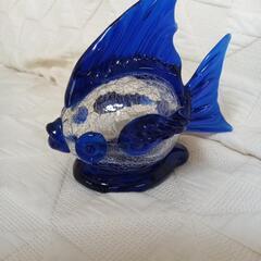 琉球ガラス　金魚置物の画像
