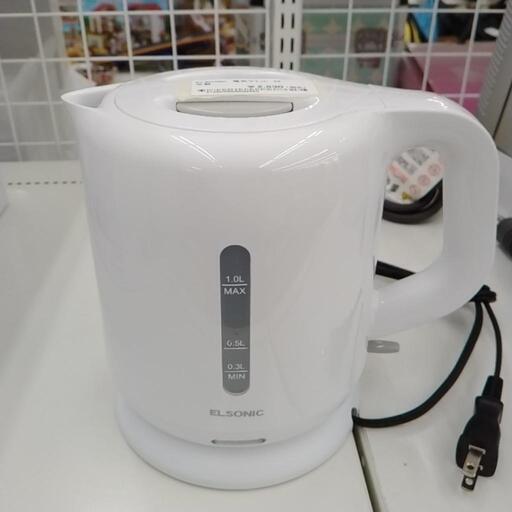 ELSONIC 電気ケトル 22年製 1.0L TJ4775