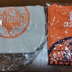 山口ペイトリオッツ（現パッツファイブ）のTシャツとトートバッグ
