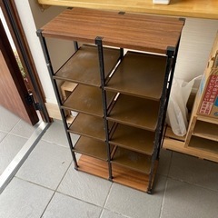 取引中【無料】家具　玄関収納　靴箱