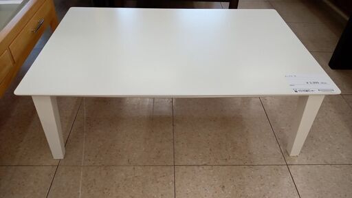 ★ジモティ割あり★  テーブル 白 H36×D70×W105 クリーニング済み TJ5574