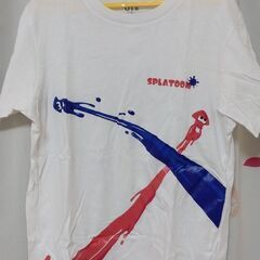 ユニクロ 140cm スプラトゥーンＴシャツ 白