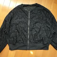 フラワーレースブルゾン