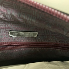 未使用　印傳屋  INDENYA  ボストンバッグ　ハンドバッグ　バッグ　えんじの画像