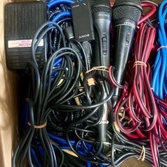 【格安】ギターシールド45本　その他マイクなど　音楽機材　の画像