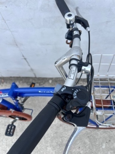 福岡発 24型折り畳み自転車 6段変速 シンプルスタイル SS-PL246BS