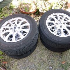 185/65R14 YOKOHAMA 2021 ホイール付　4本中1本パンク 