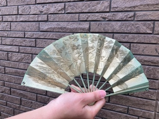 銅の扇