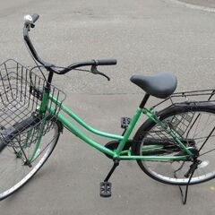 26インチ 🚲 中古 自転車 8480円 🔑鍵 💡ライト付 新規...