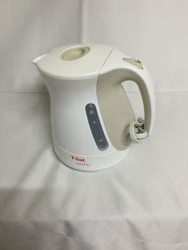 【北見市発】ティファール T-fal 電気ケトル KO340177/87A 2016年製 100V 1.2L 白 家電 (E2704aykY)