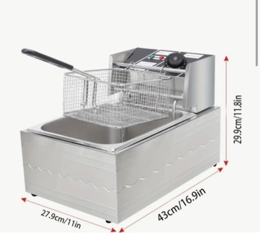 新品　電気フライヤー