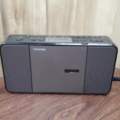 東芝 CDラジオ 2020年製 箱＆リモコン付き美品