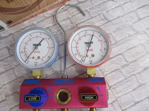 タスコ　TASCO　TA141C/TA140C　マニホールド　中古品　※ケース無し　説明書付き　【ハンズクラフト宜野湾店】