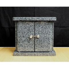 ≪U737-ス36ジ≫【在庫品】物置台 墓前用 観音扉 御影石 ...