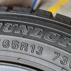 冬タイヤ 155/65R13  ホイール付き！の画像