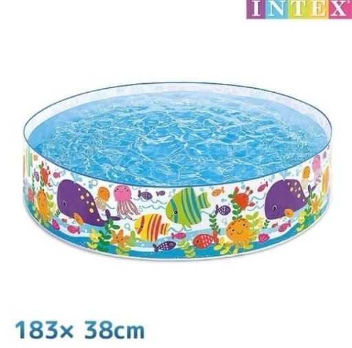 ビニールプール 円形 183×38 インテックス
