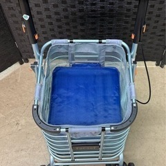 ツインワゴン SLT12（幸和製作所/ショッピングワゴン/折畳可能/保冷バッグ付）の画像